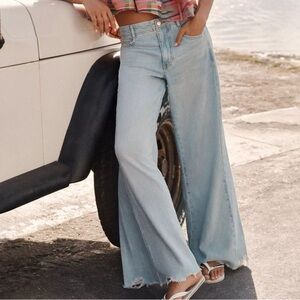 Anthropologie Wide Leg Jeans